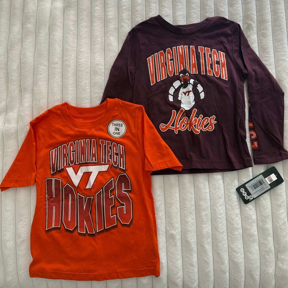 Virginia Tech Kids' Short Sleeve Orange T-Shirt